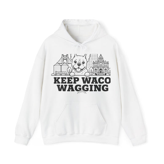Keep Waco Wagging — Frenchie Hoodie