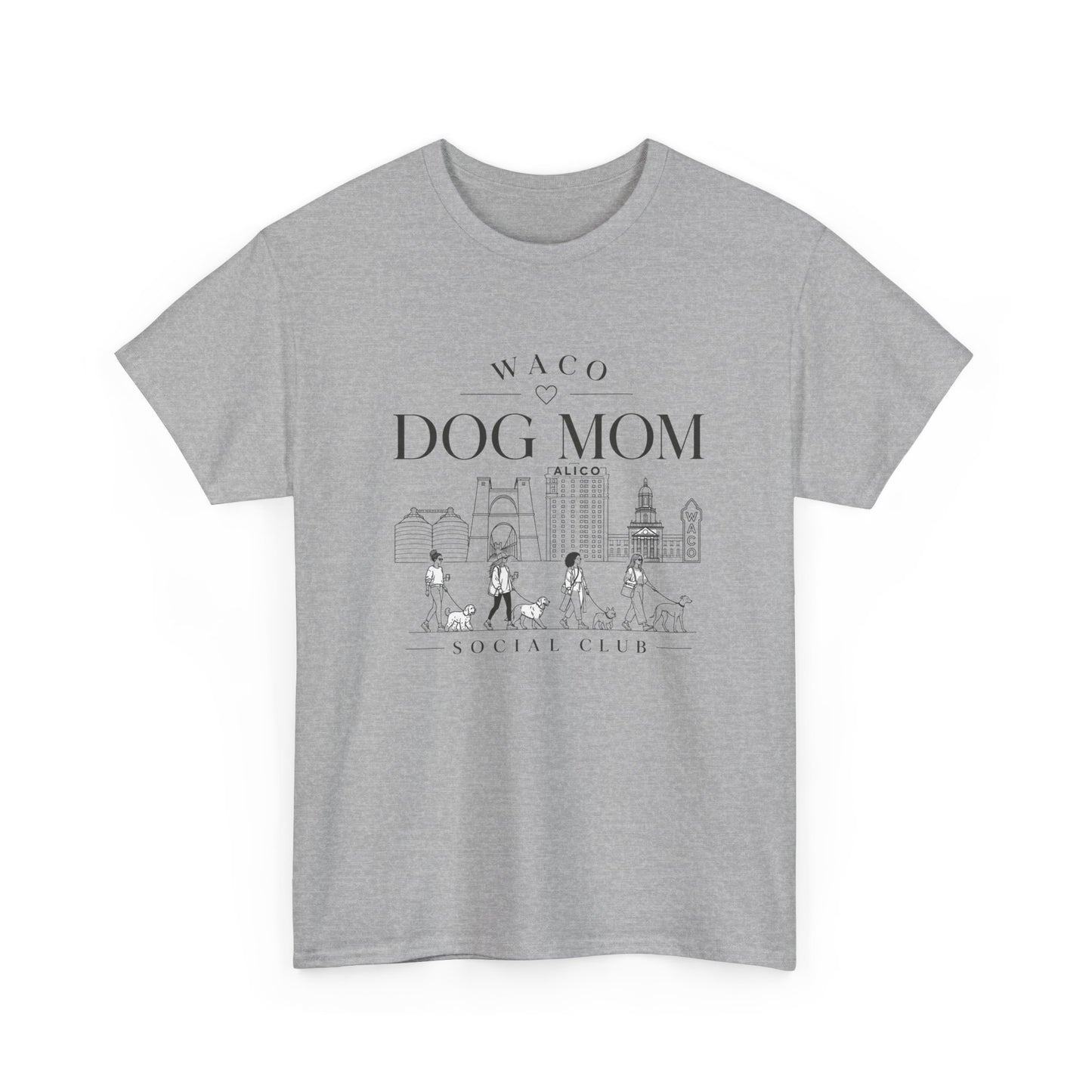 Waco Dog Mom Tee – Cute City Dog Mom Graphic T-Shirt