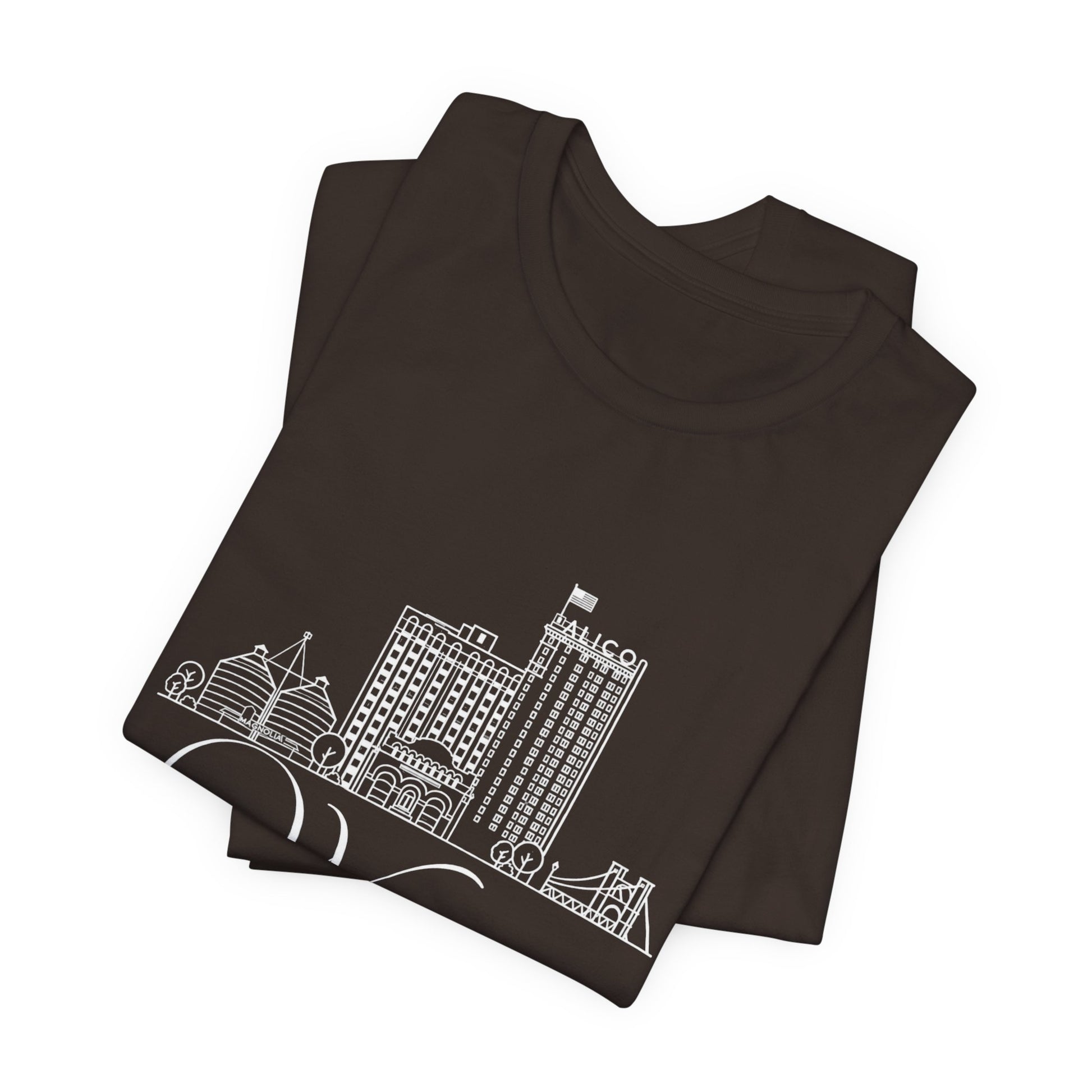 Waco Dog Mom Tee — dog mom Waco skyline artwork, packaging or scale reference