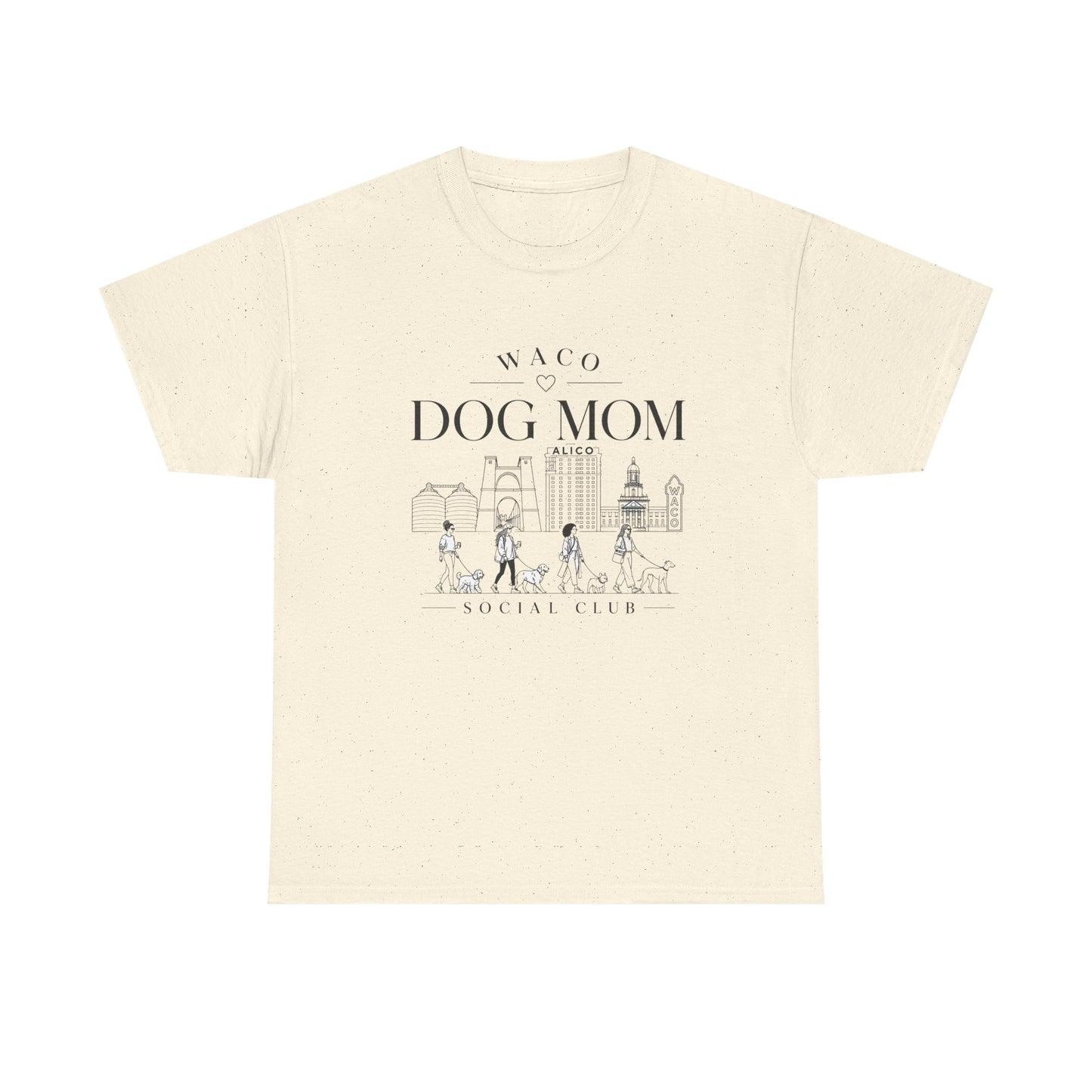 Waco Dog Mom Tee – Cute City Dog Mom Graphic T-Shirt