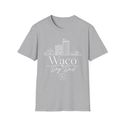 Waco Skyline T-Shirt — 'Waco Dog Dad' Graphic Tee