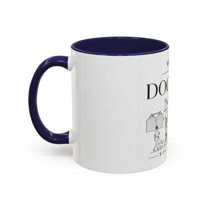 Waco Dog Mom Social Club mug — Waco skyline mug, packaging or scale reference