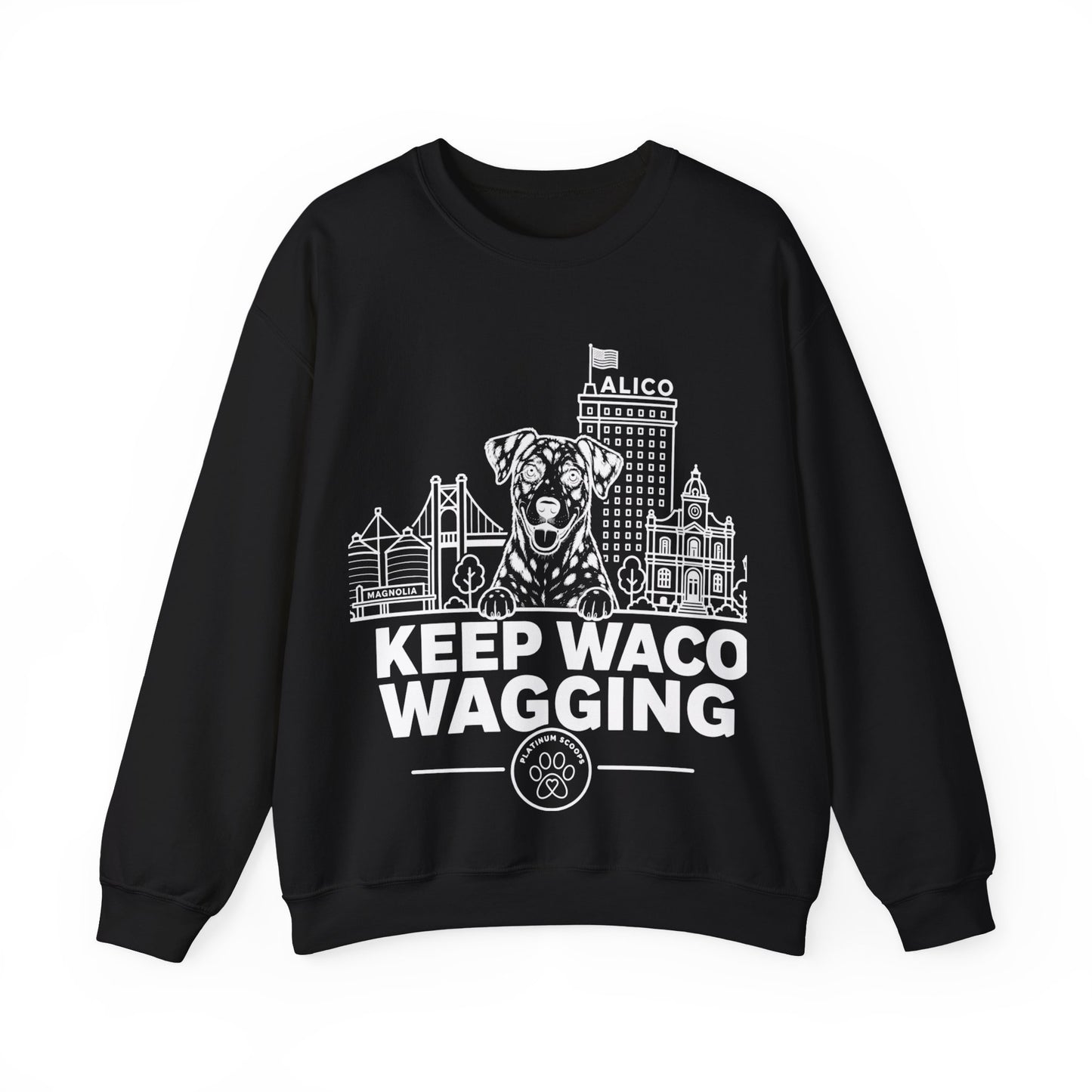 Keep Waco Wagging — Catahoula Crewneck