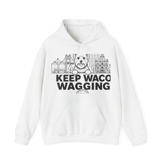 Keep Waco Wagging — Yorkie Hoodie