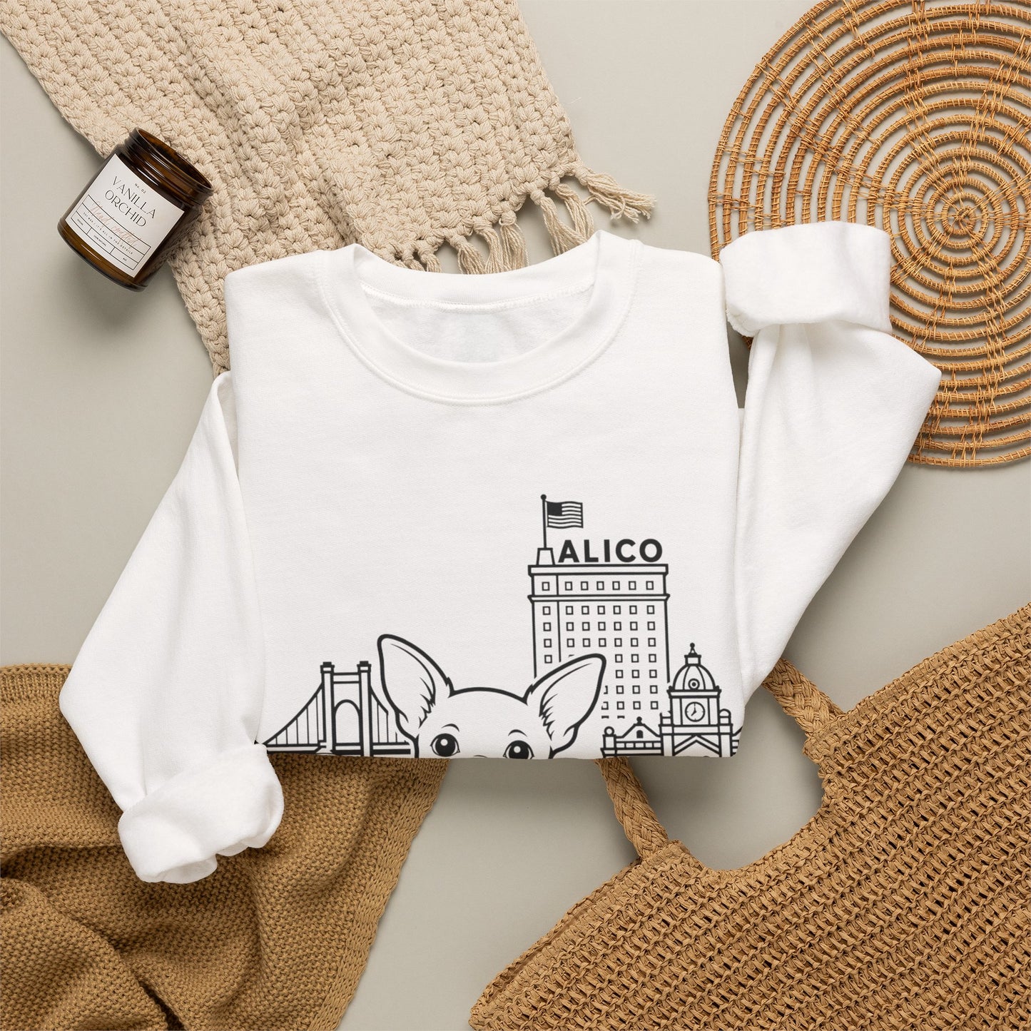 Keep Waco Wagging — Chihuahua Crewneck