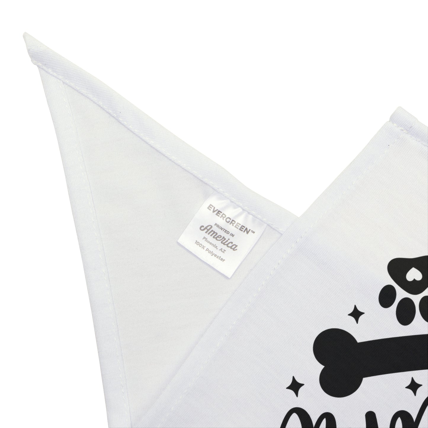 Pet Bandana – "Treats Welcome" Dog Bandana with Bone & Paw G — packaging or scale reference