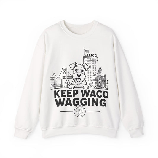 Keep Waco Wagging — Schnauzer Crewneck