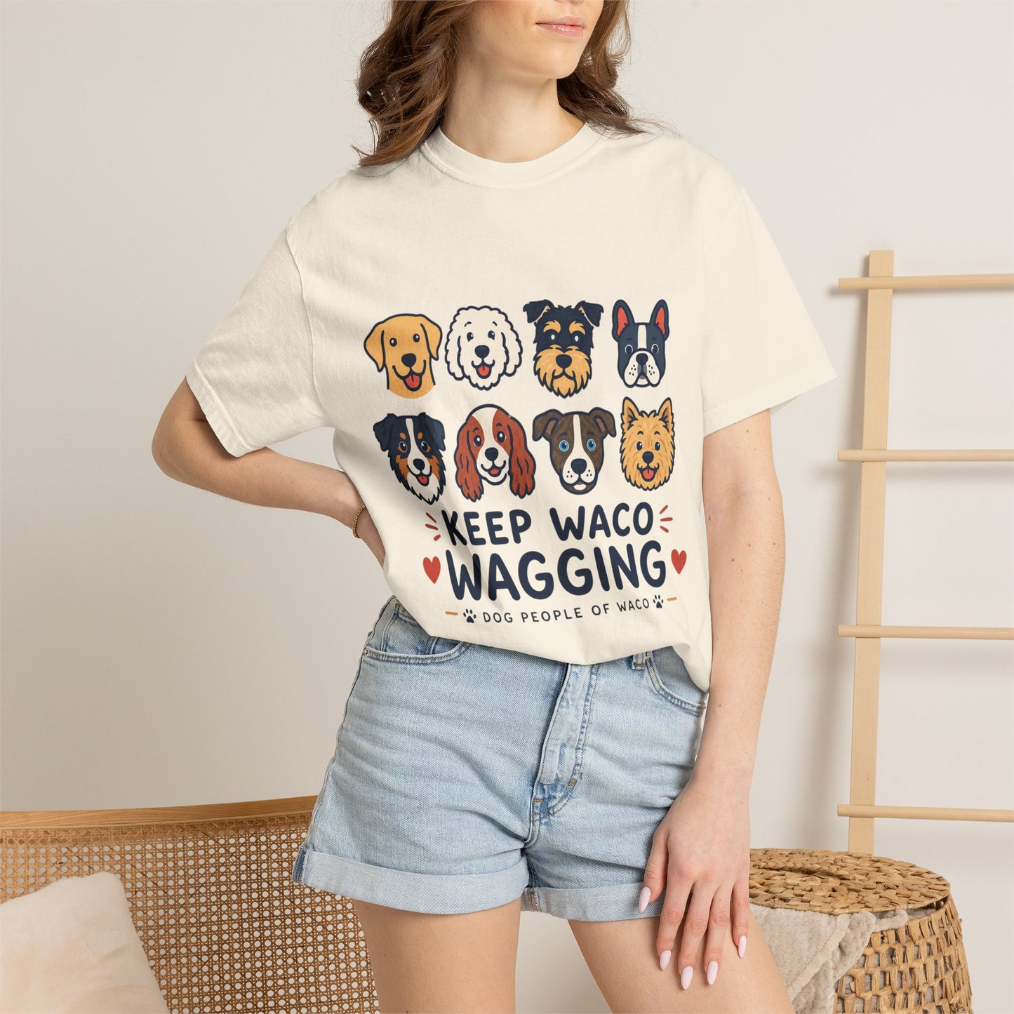 Dog Lover T-Shirt — "Keep Waco Wagging"