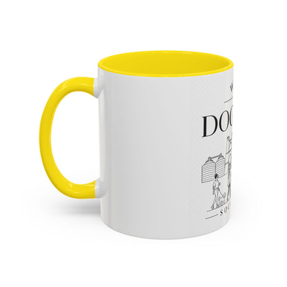 Waco Dog Mom Social Club mug — Waco skyline mug, packaging or scale reference