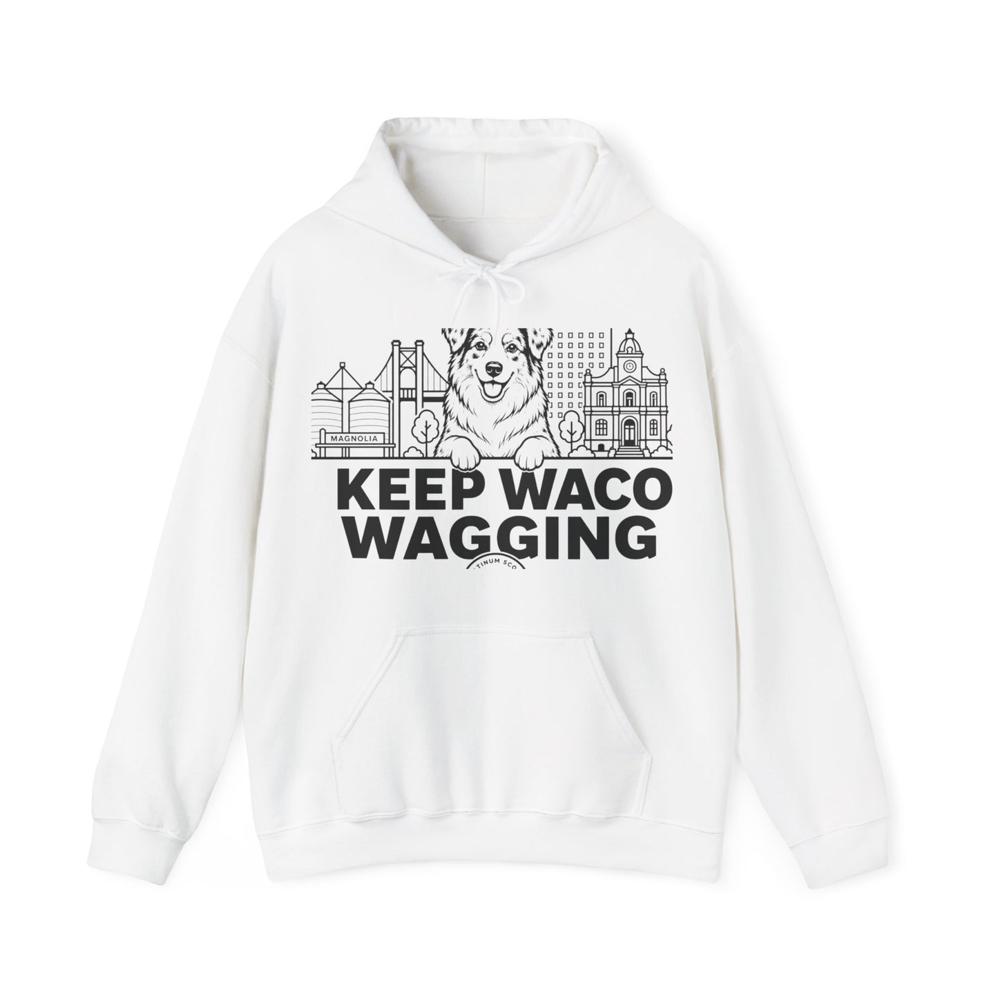 Keep Waco Wagging — Australian Shepherd Hoodie