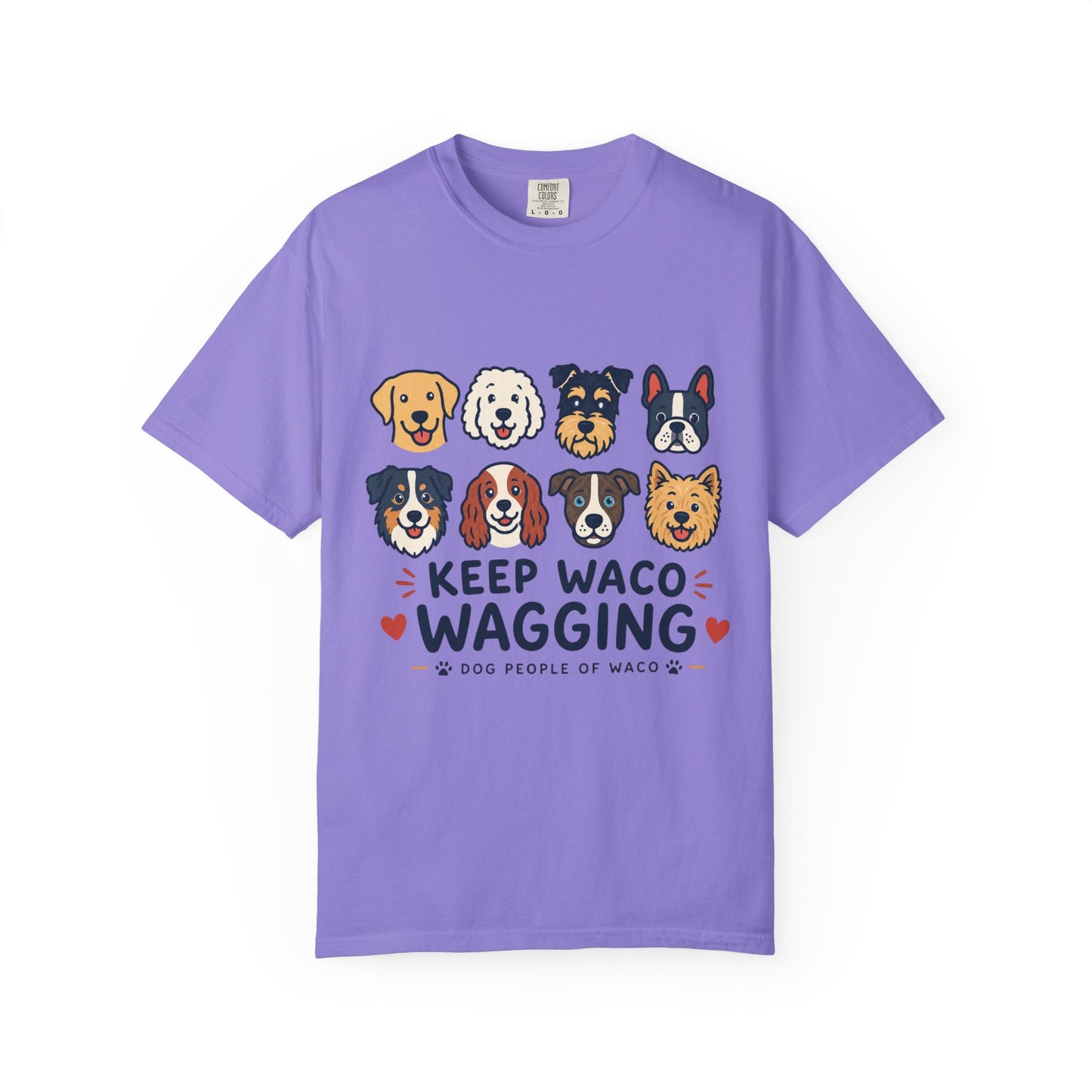 Dog Lover T-Shirt — "Keep Waco Wagging"