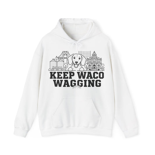 Keep Waco Wagging — Dachshund Hoodie