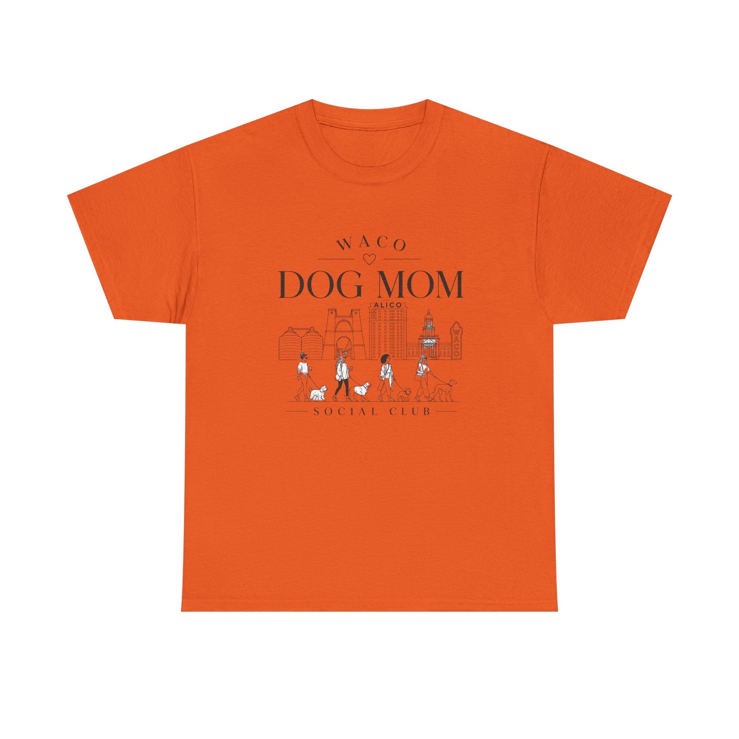 Waco Dog Mom Tee – Cute City Dog Mom Graphic T-Shirt