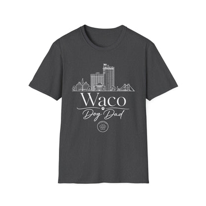 Waco Skyline T-Shirt — 'Waco Dog Dad' Graphic Tee