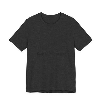 Keep Waco Wagging Dog T‑Shirt — Cute Paw Print Rescue Tee