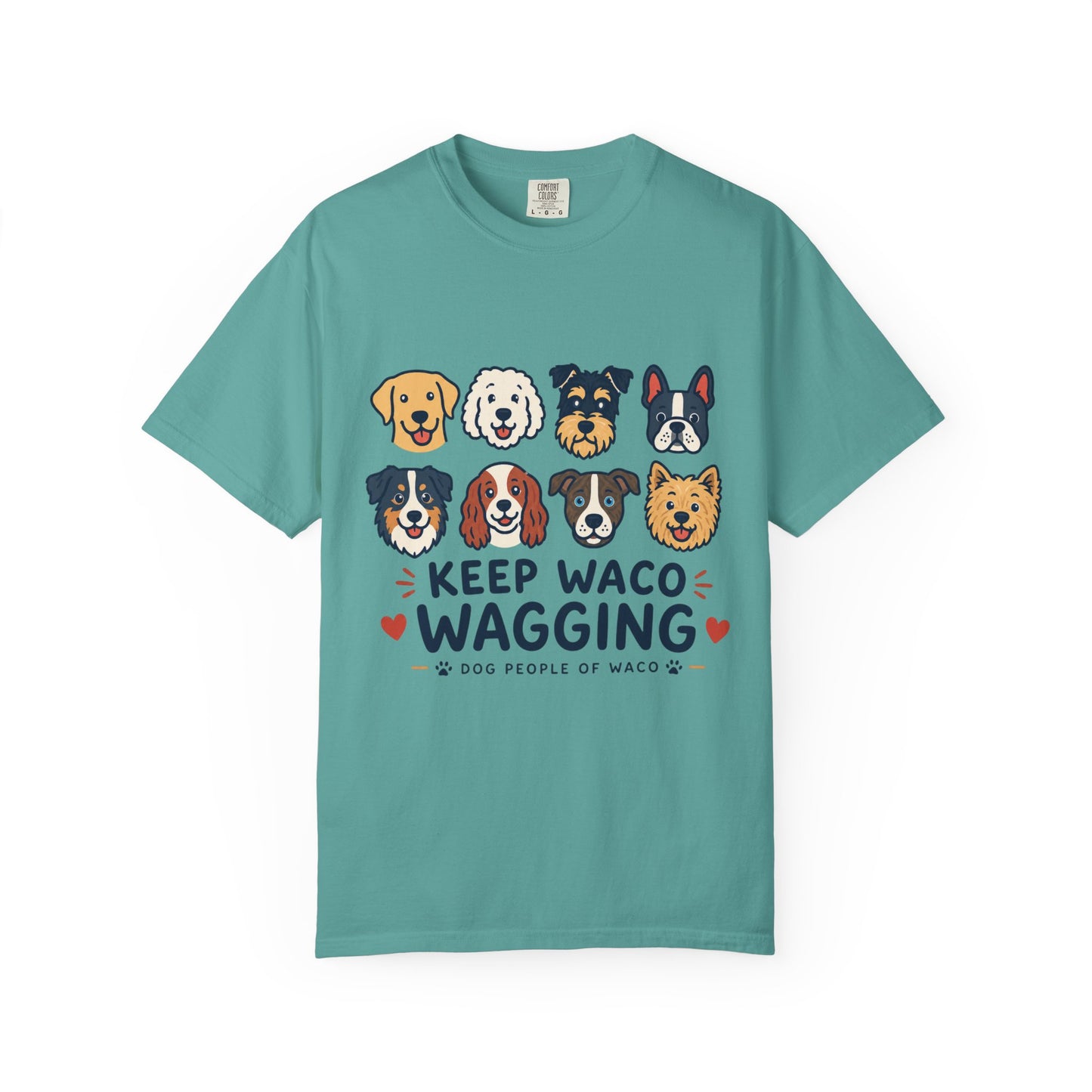 Dog Lover T-Shirt — "Keep Waco Wagging"