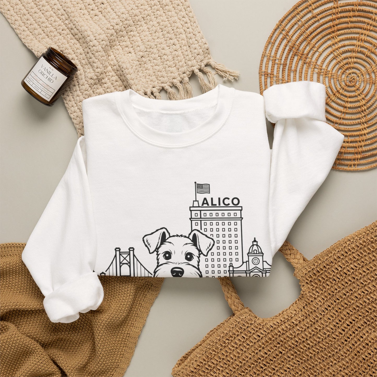 Keep Waco Wagging — Schnauzer Crewneck
