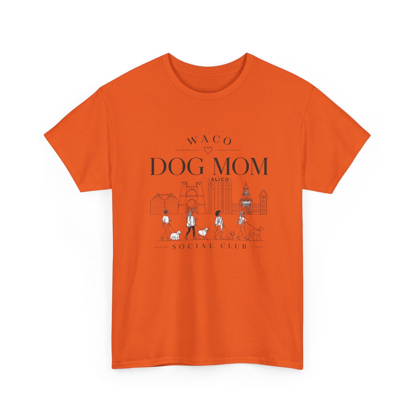 Waco Dog Mom Tee – Cute City Dog Mom Graphic T-Shirt