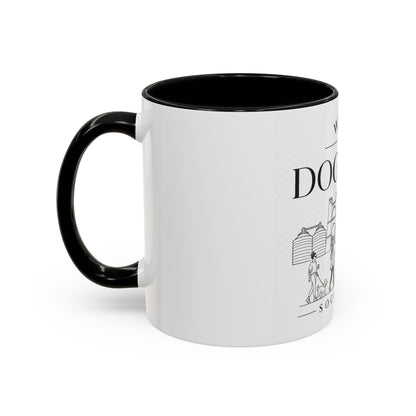 Waco Dog Mom Social Club mug — Waco skyline mug, packaging or scale reference