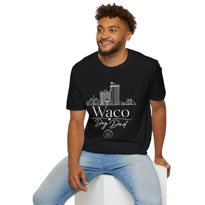 Waco Skyline T-Shirt — 'Waco Dog Dad' Graphic Tee
