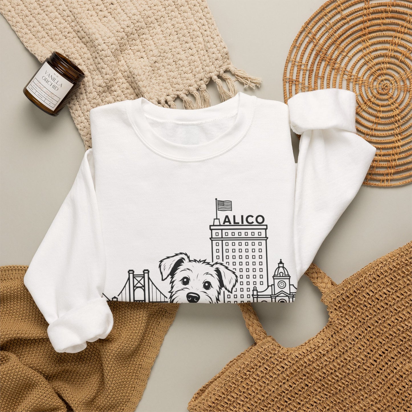 Keep Waco Wagging — Rescue Mutt Crewneck