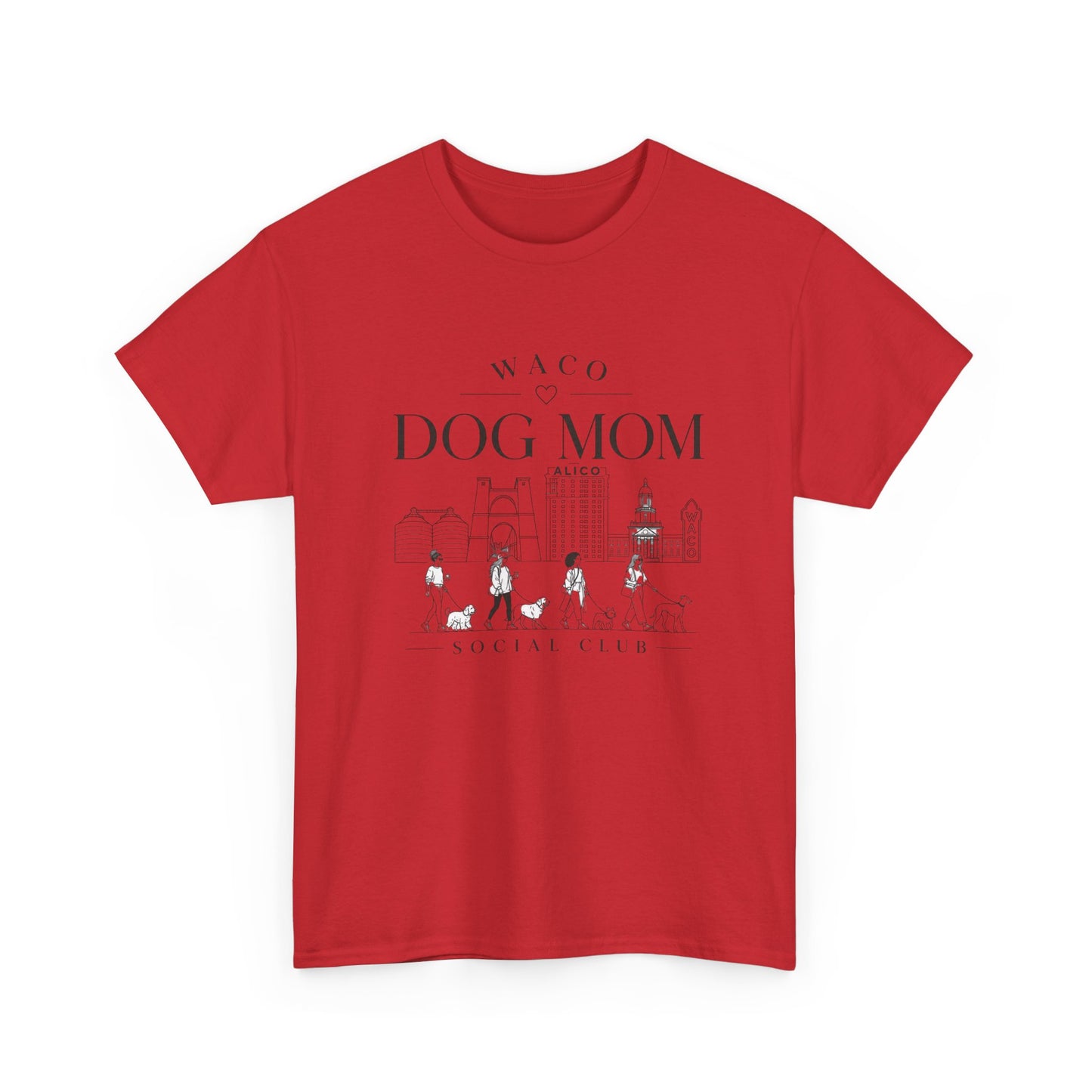 Waco Dog Mom Tee – Cute City Dog Mom Graphic T-Shirt