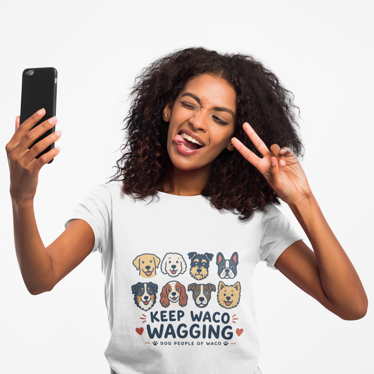 Dog Lover T-Shirt — "Keep Waco Wagging"
