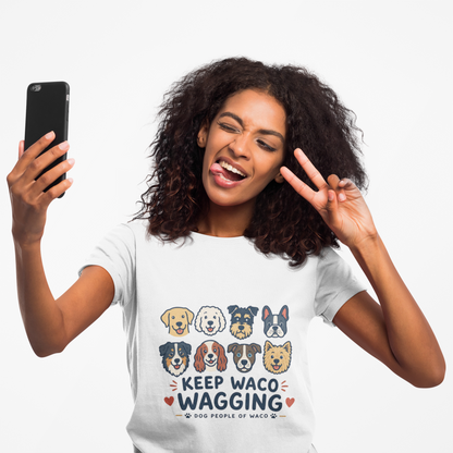 Dog Lover T-Shirt — "Keep Waco Wagging"
