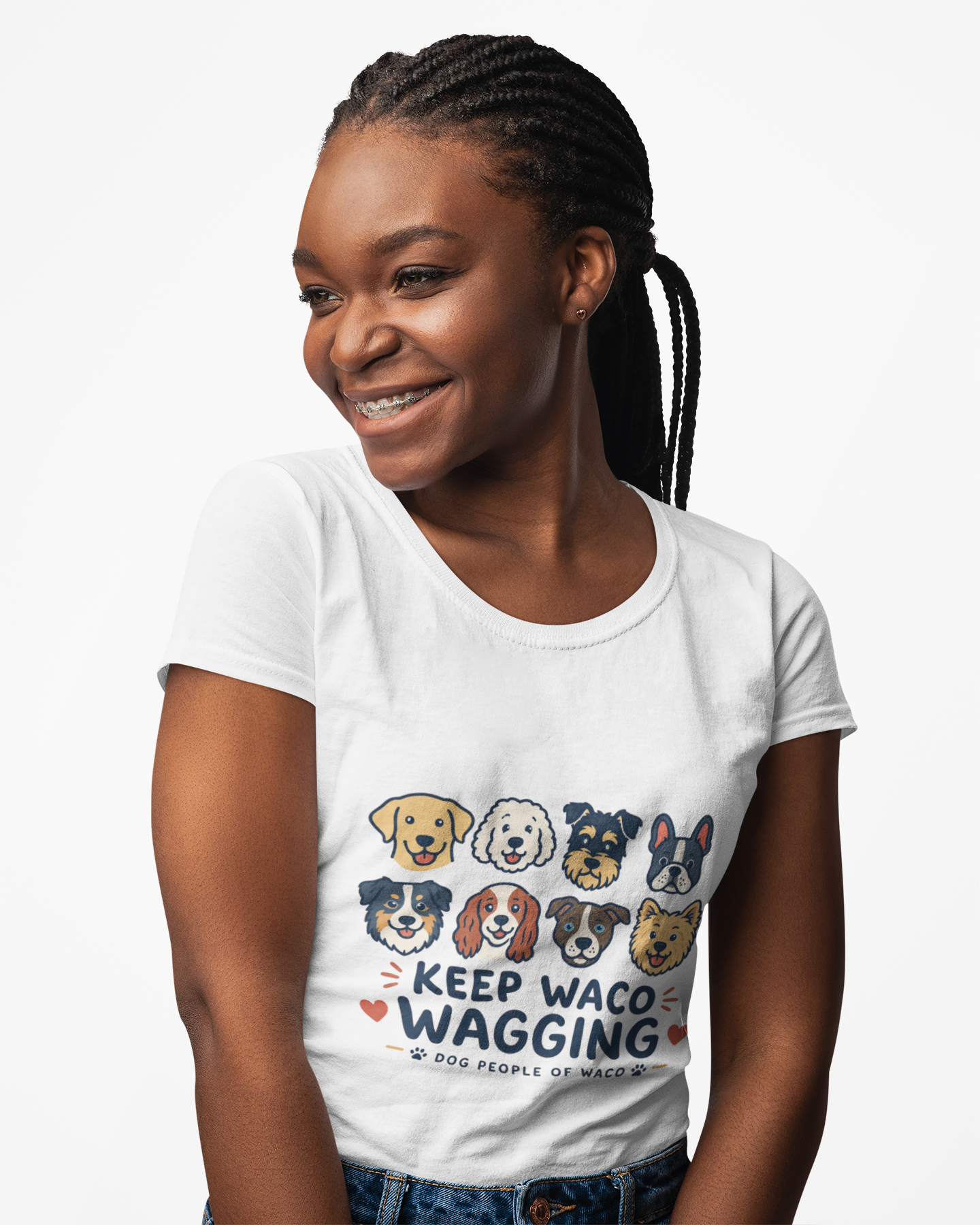 Dog Lover T-Shirt — "Keep Waco Wagging"