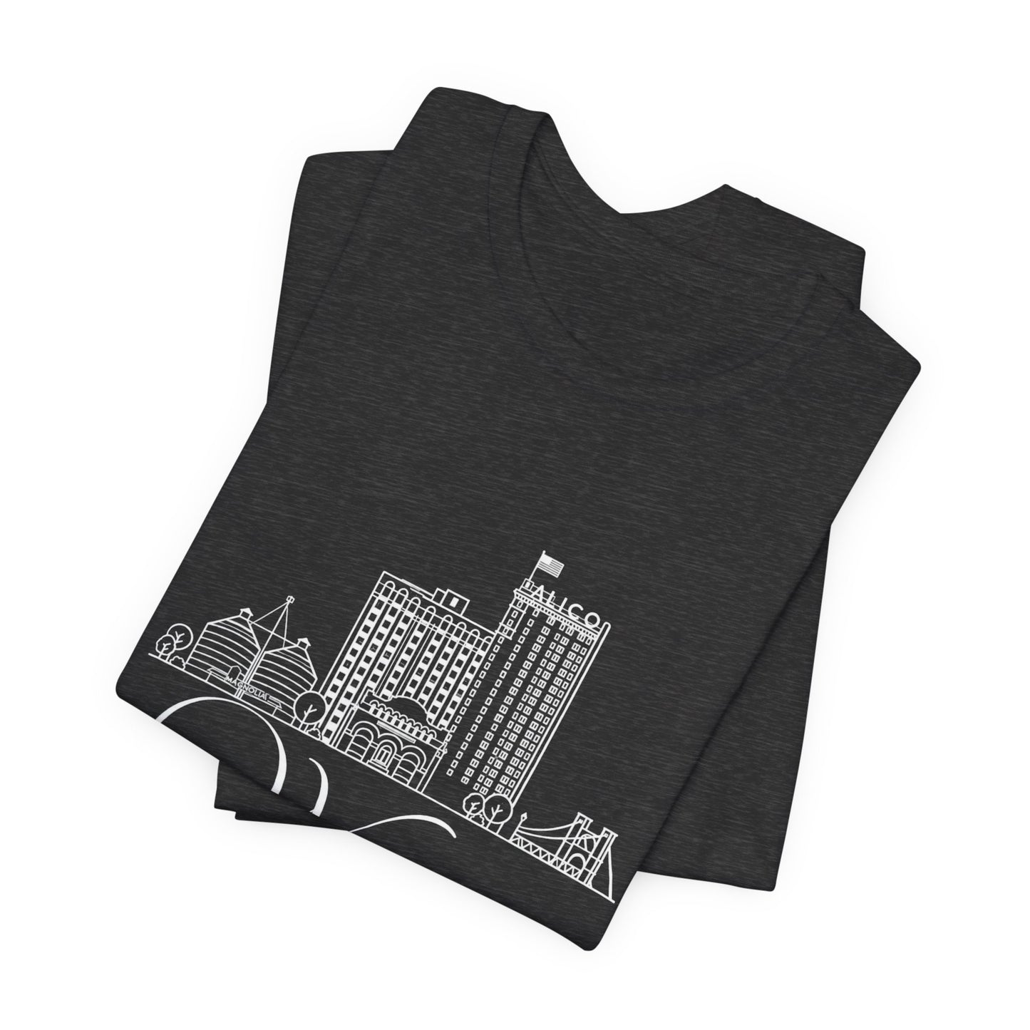 Waco Dog Mom Tee — dog mom Waco skyline artwork, packaging or scale reference