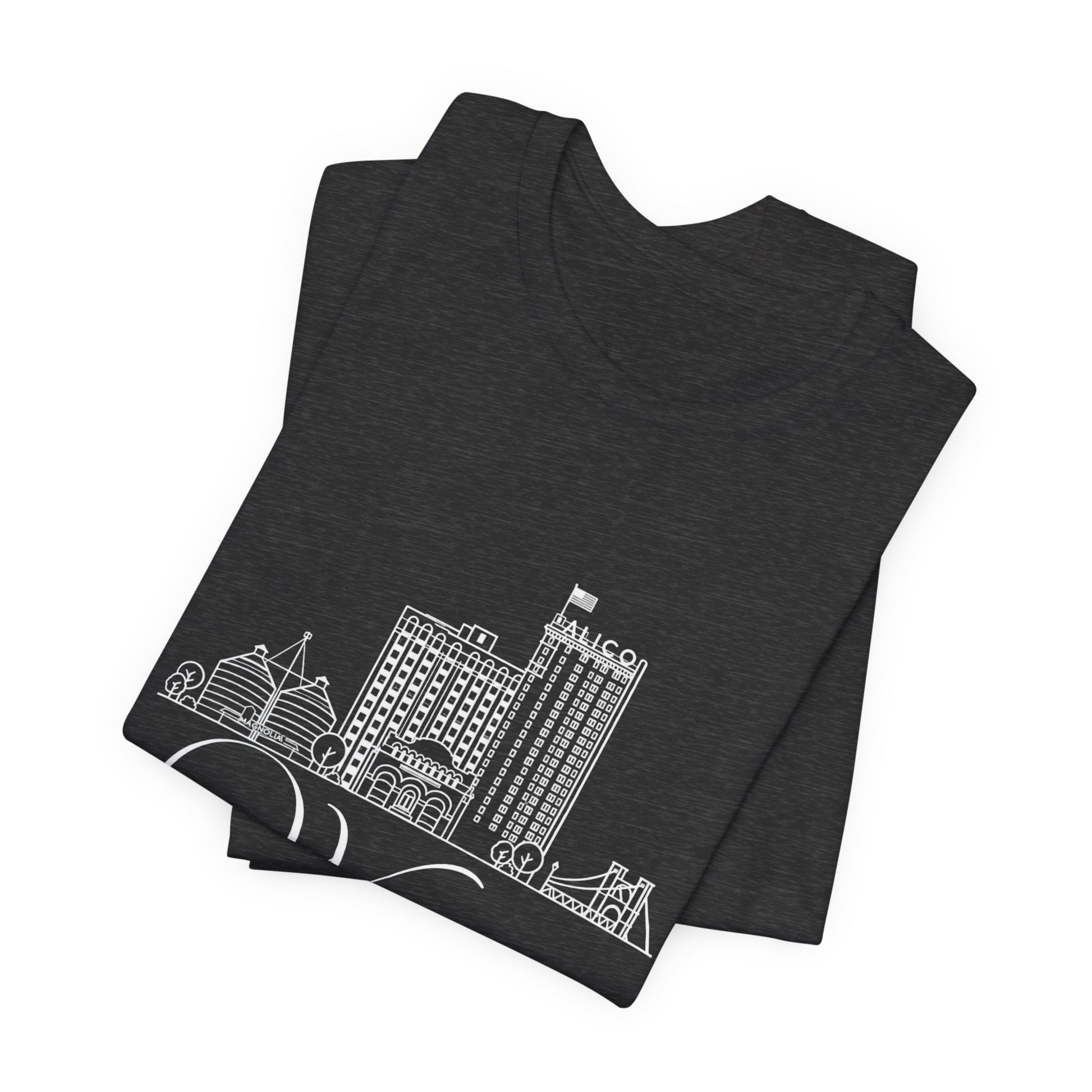 Waco Dog Mom Tee — dog mom Waco skyline artwork, packaging or scale reference