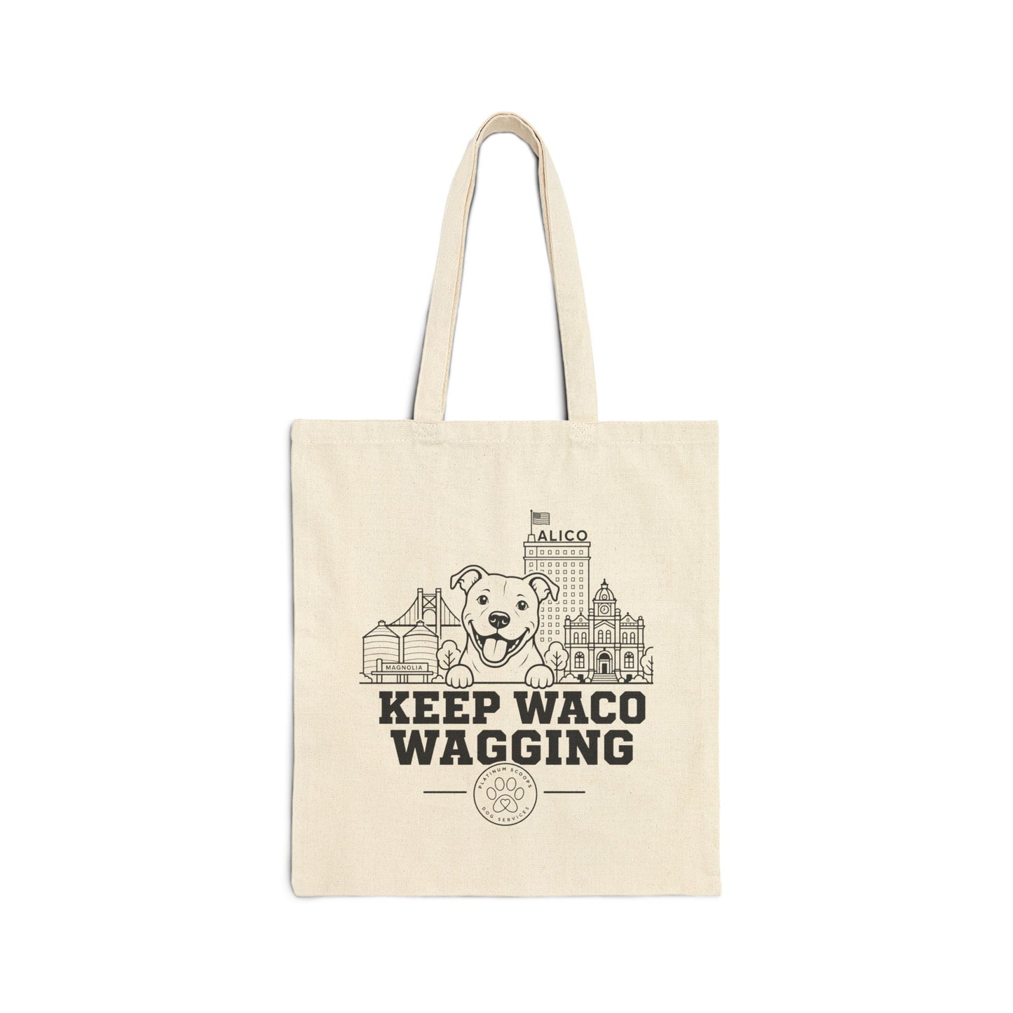 Keep Waco Wagging — Pittie Tote Bag