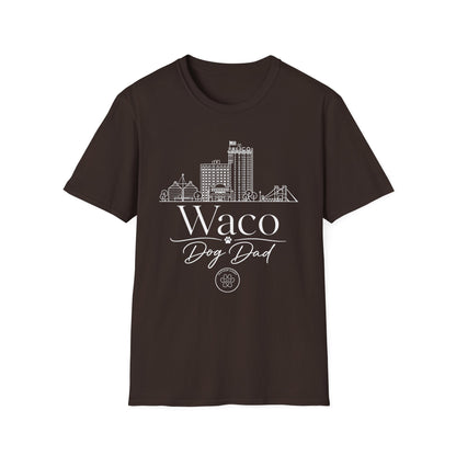 Waco Skyline T-Shirt — 'Waco Dog Dad' Graphic Tee