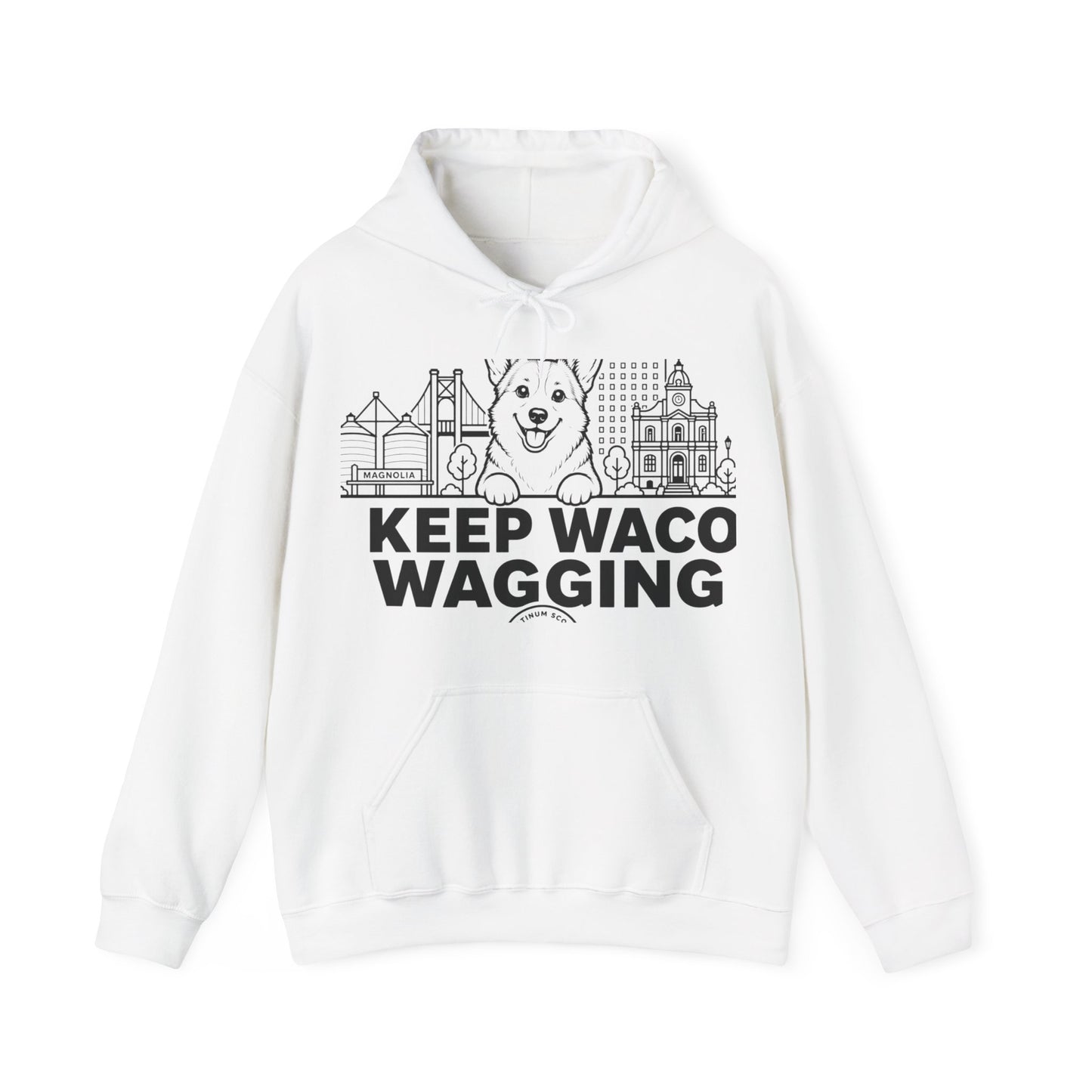Keep Waco Wagging — Corgi Hoodie