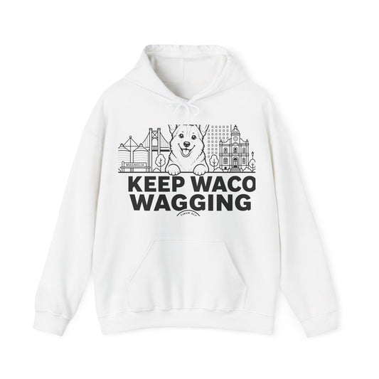 Keep Waco Wagging — Corgi Hoodie