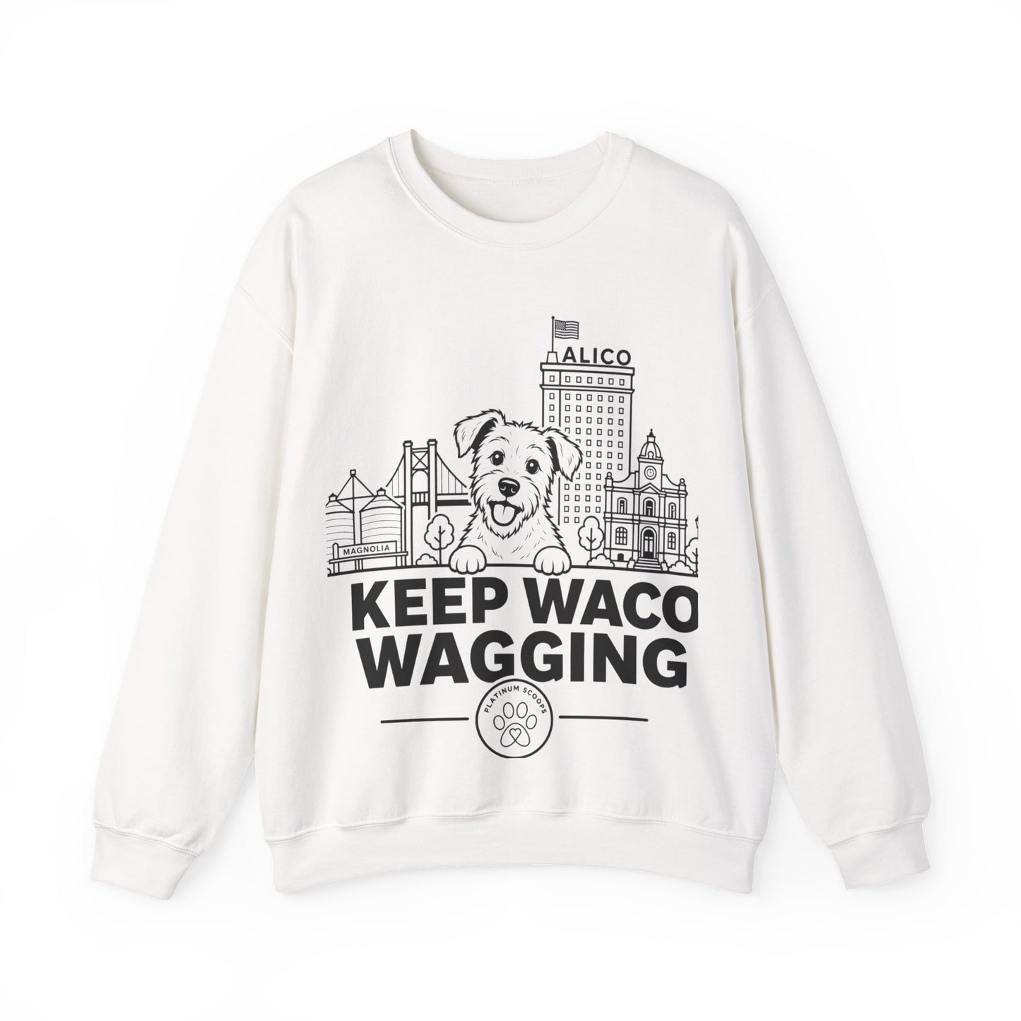 Keep Waco Wagging — Rescue Mutt Crewneck