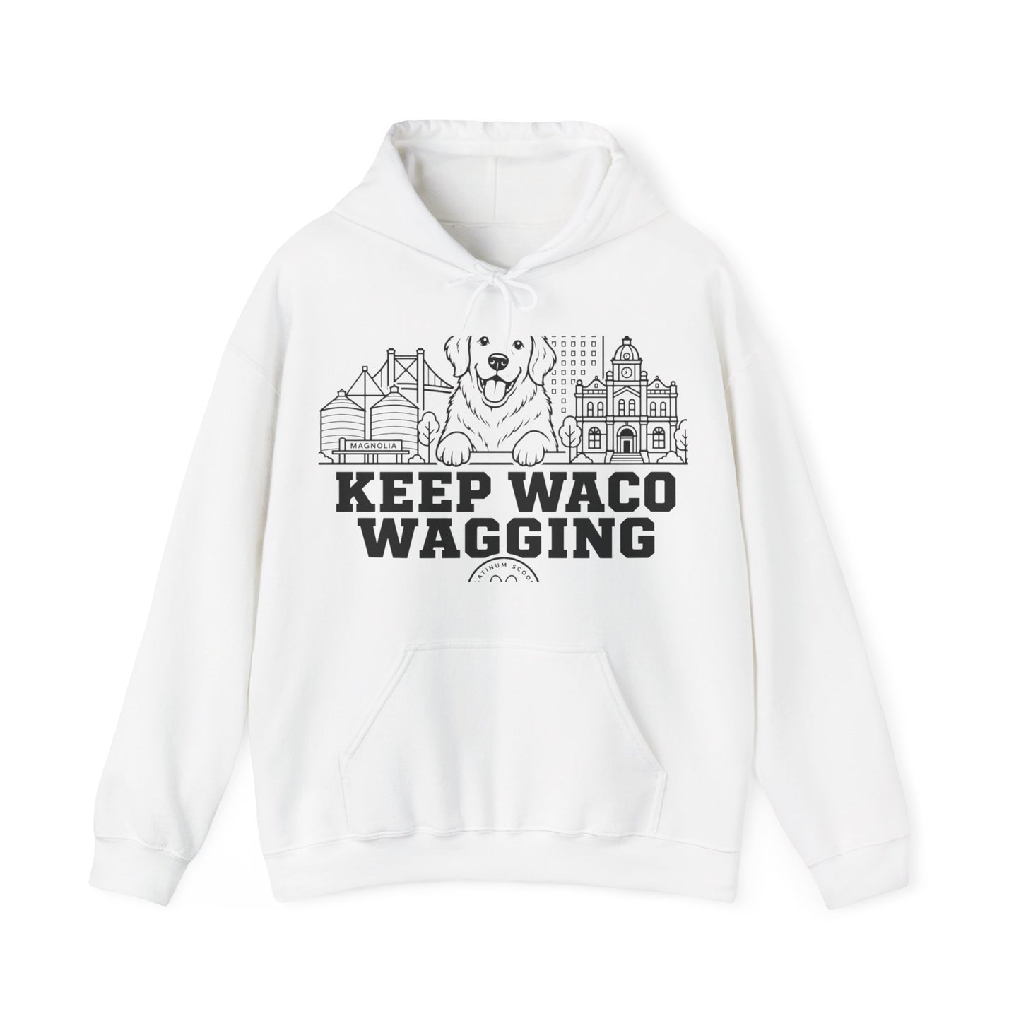 Keep Waco Wagging — Golden Retriever Hoodie