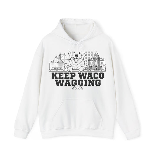 Keep Waco Wagging — Golden Retriever Hoodie