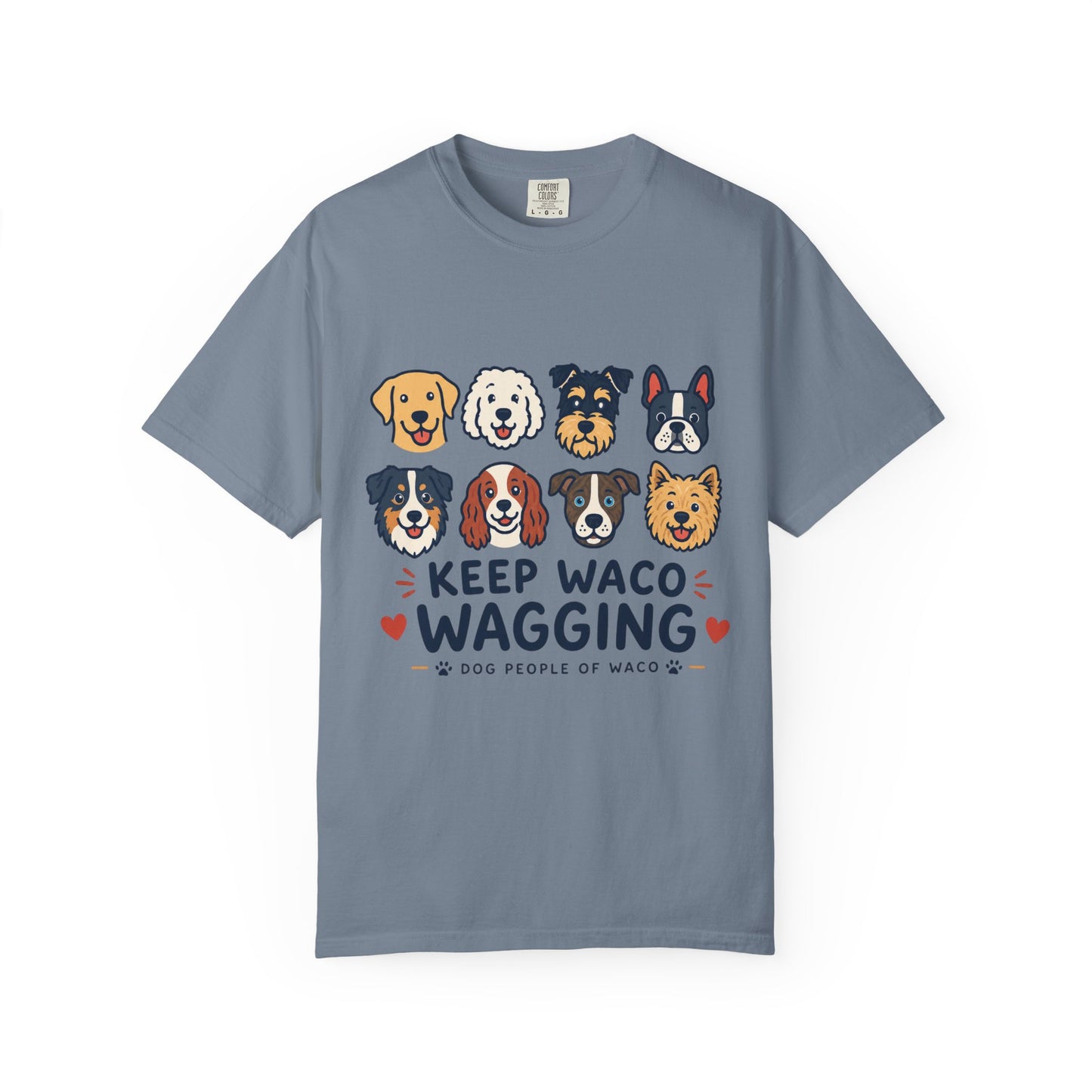 Dog Lover T-Shirt — "Keep Waco Wagging"