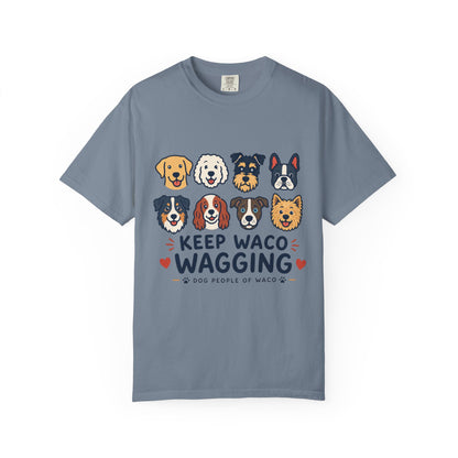 Dog Lover T-Shirt — "Keep Waco Wagging"