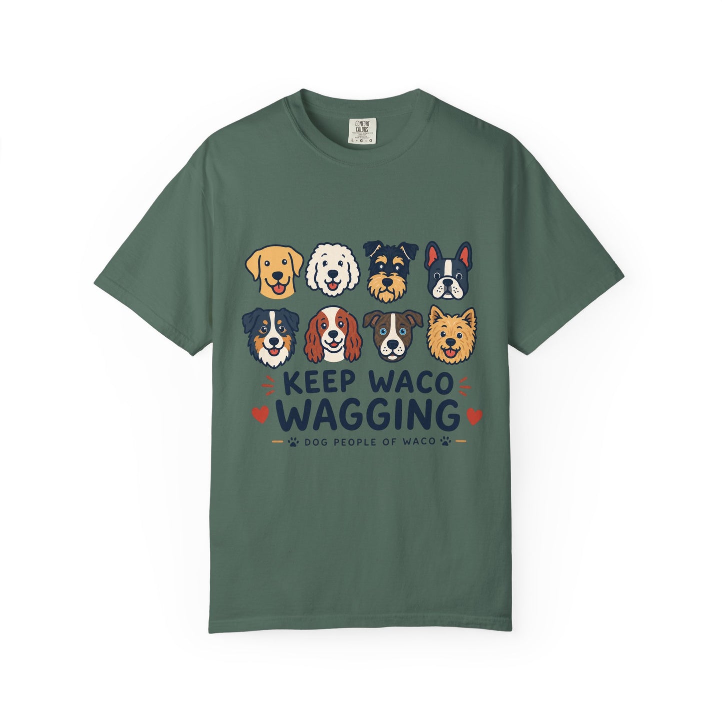 Dog Lover T-Shirt — "Keep Waco Wagging"