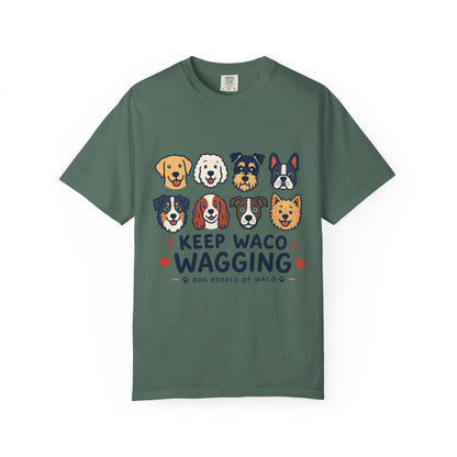 Dog Lover T-Shirt — "Keep Waco Wagging"