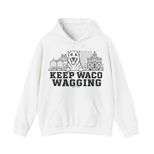 Keep Waco Wagging — German Shepherd Hoodie
