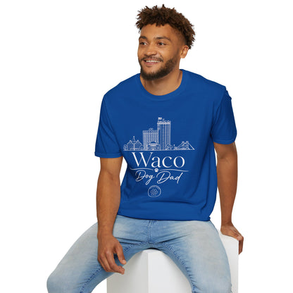 Waco Skyline T-Shirt — 'Waco Dog Dad' Graphic Tee