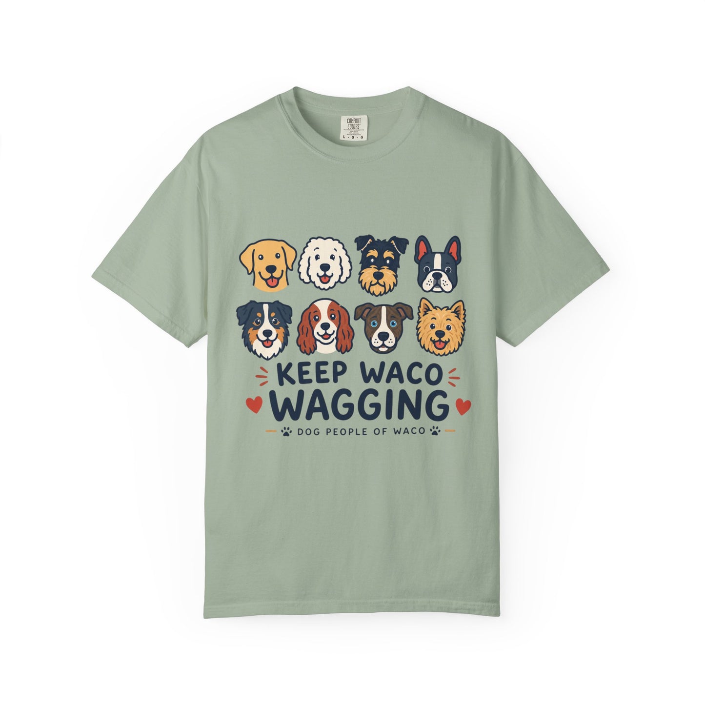Dog Lover T-Shirt — "Keep Waco Wagging"