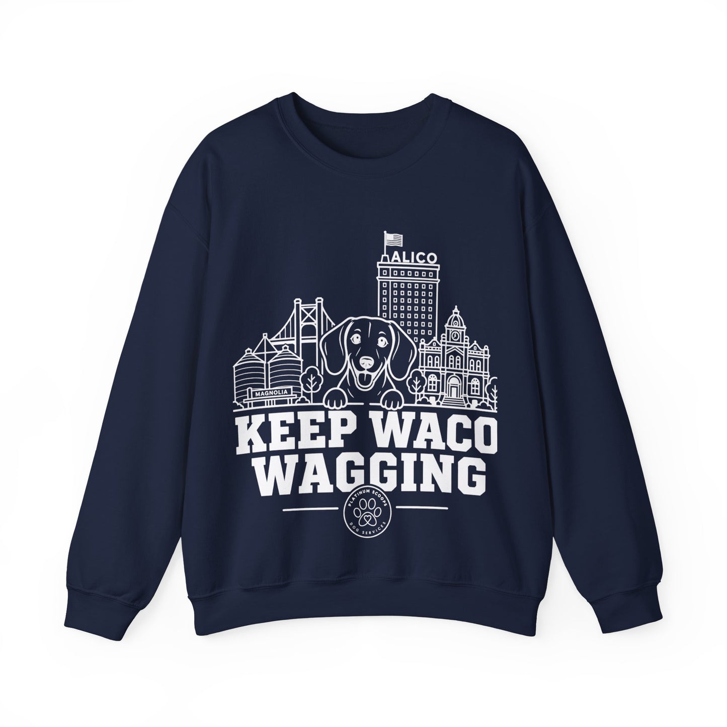 Keep Waco Wagging — Dachshund Crewneck