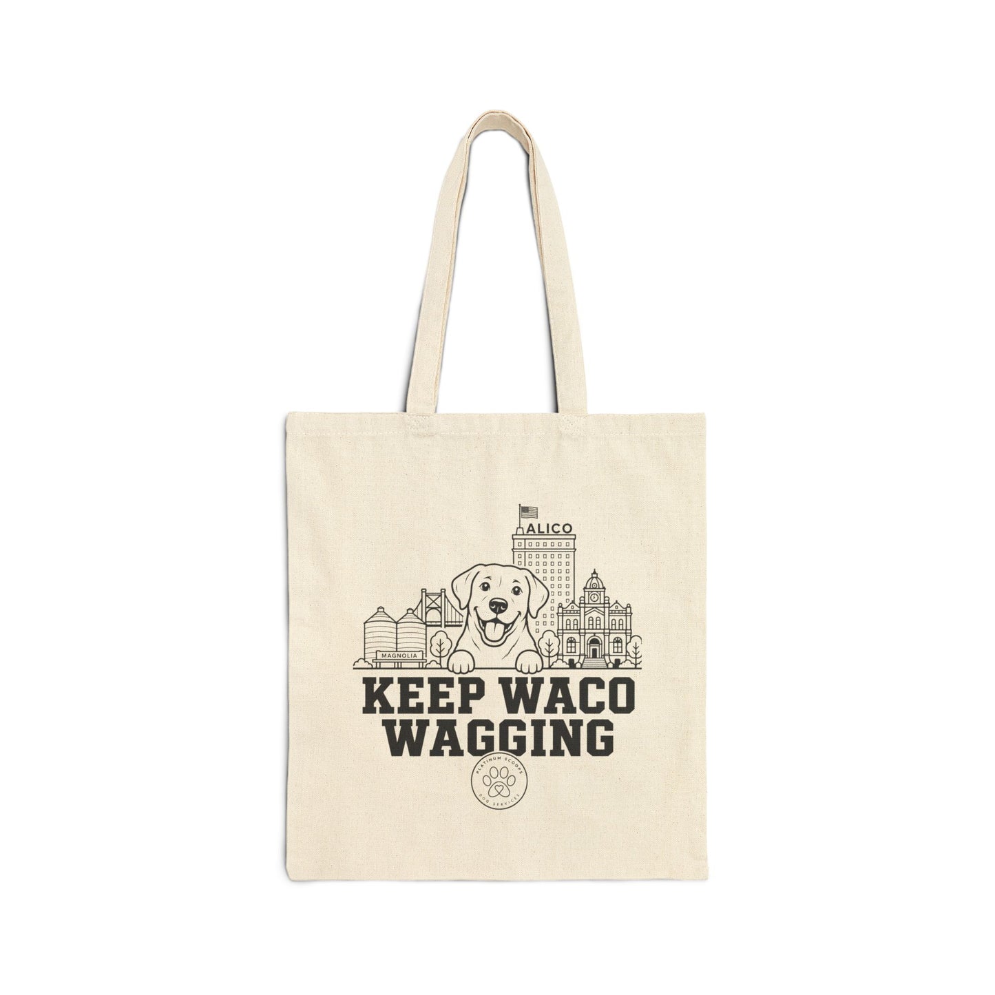 Keep Waco Wagging — Labrador Tote Bag