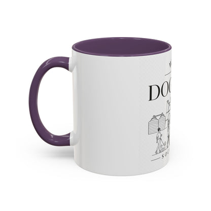 Waco Dog Mom Social Club mug — Waco skyline mug, packaging or scale reference