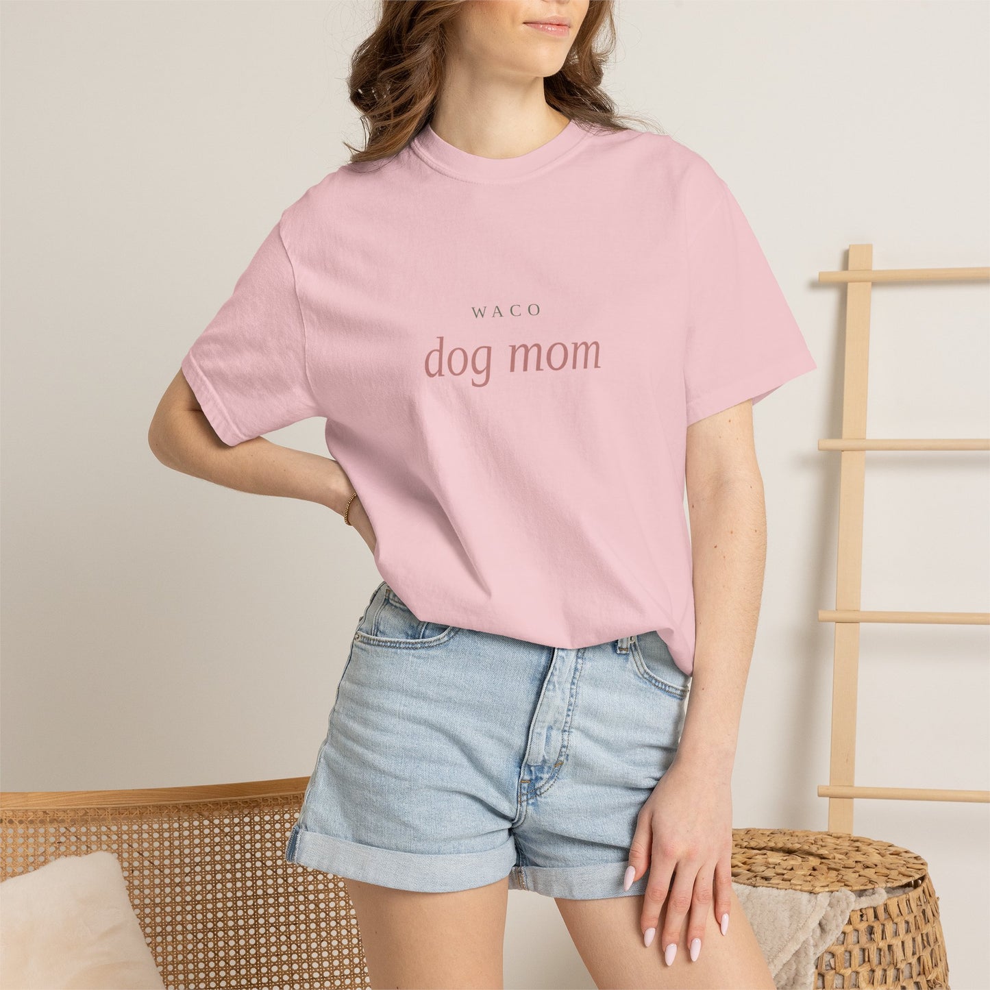 Waco Dog Mom T-Shirt — Comfort Colors Dog Lover Tee