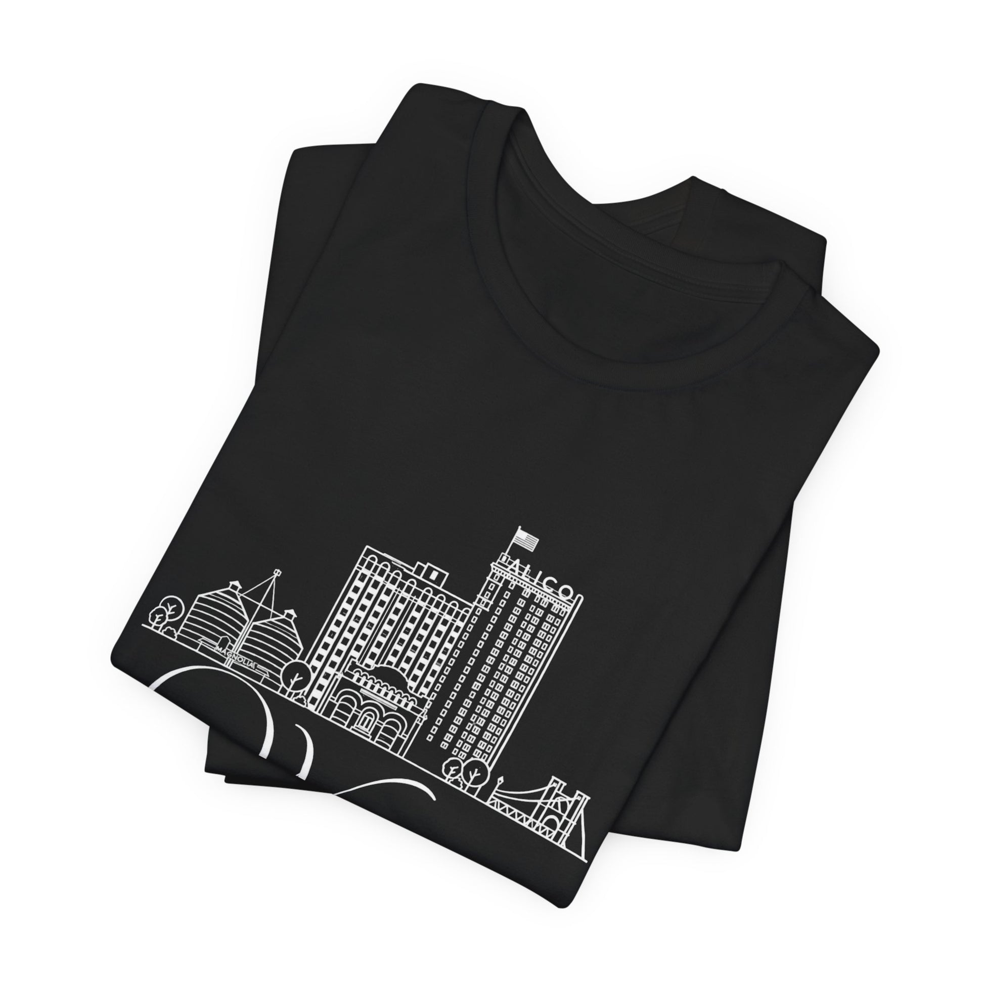 Waco Dog Mom Tee — dog mom Waco skyline artwork, packaging or scale reference